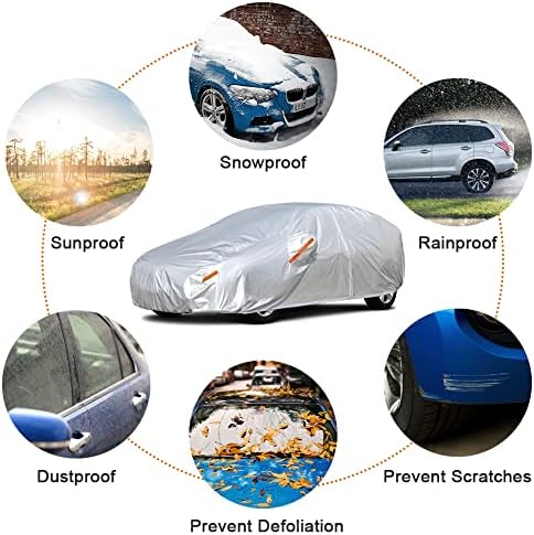 Kayme Hatchback Car Cover Waterproof All Weather (UP to 177 Inch) - Image 4