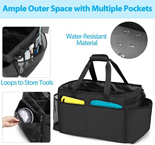 HODRANT Extra-Large Cleaning Caddy with Handles & Multi Pockets - Image 3