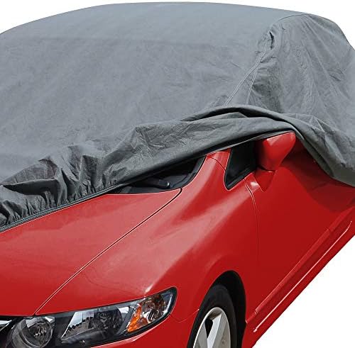 Motor Trend Breathable Lightweight Car Cover, Anti-Moisture Build-Up Water-Resistant Scratch-Resistant Travel-Friendly, Universal Fit for Cars SUVs Trucks Vans All-Weather Outdoor/Indoor, (S) 157" L - Image 6