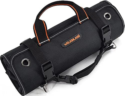 WELKINLAND Men's Tool Roll Organizer, Heavy-Duty 1680D Tool Roll Up Bag - Image 6