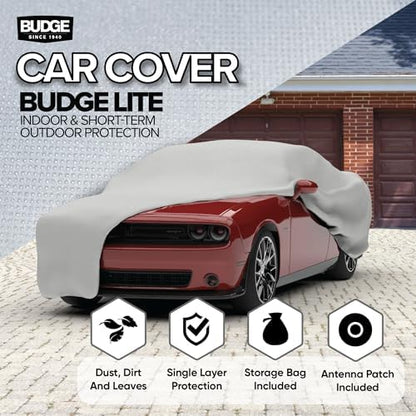 Budge Lite Car Cover, Breathable Dustproof Cover, Fits Sedans up to 200" - Image 2