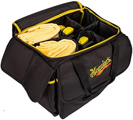 Meguiar's Detailing Bag - Premium Car Bag and Detailing Supply Organizer - Portable for All Your Favorite Supplies, Black - Image 4