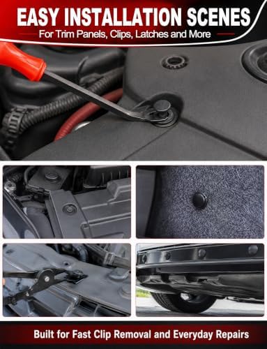 2080PCS Car Retainer Clips & Fasteners Kit, 33 Sizes Car Clips with Tools - Image 6