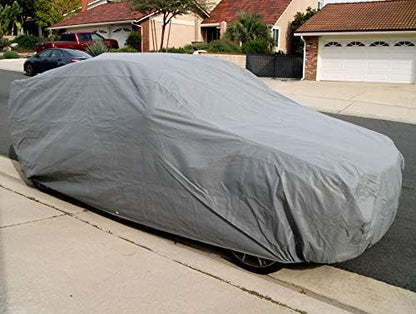 Car Cover Waterproof All Weather | 7-Layer Car Covers for Automobiles & Car Snow Cover | Full Exterior Rain Cover | SUV Sedan. Size 170.1" x 72.8" - Image 6