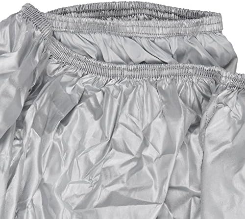 Motor Trend All Season WeatherWear 1-Poly Layer Snow proof, Water Resistant Car Cover Size XL1 - Fits up to 210" - CC-544+LOCK , Silver - Image 5