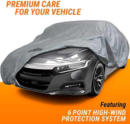 Armor All Car Cover Waterproof All Weather Heavy Duty for Sedan 158"-175" - Image 2