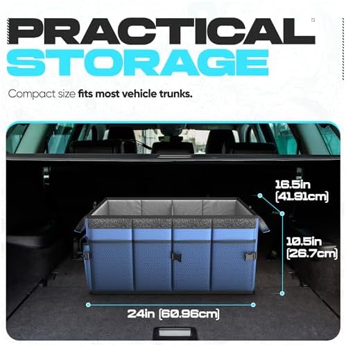 FORTEM Trunk Organizer - Foldable Car Organizer & Storage for SUVs & Trucks - Image 4