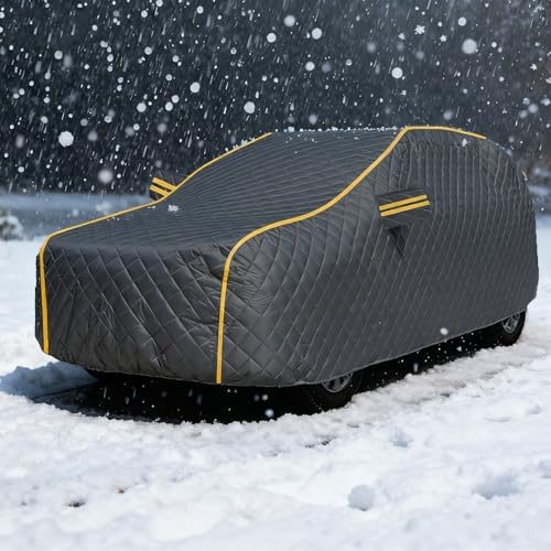 Hailproof Car Cover for Dacia Duster 2010-2025, Thickened Car Protective Cover, Waterproof, Dustproof, Scratch-Resistant, Rainproof, Sun-Protective, Suitable for All Seasons by LQHZWYC
