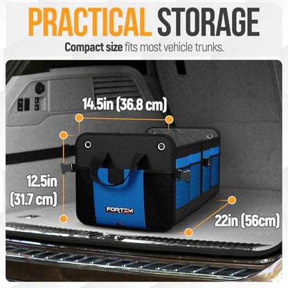 FORTEM Trunk Organizer - Collapsible Car Organizer & Storage Bag for SUVs - Image 3
