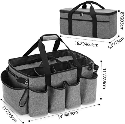 HODRANT Detailing Bag with Polisher Carry Bag for Buffer Bottle Towel - Image 6