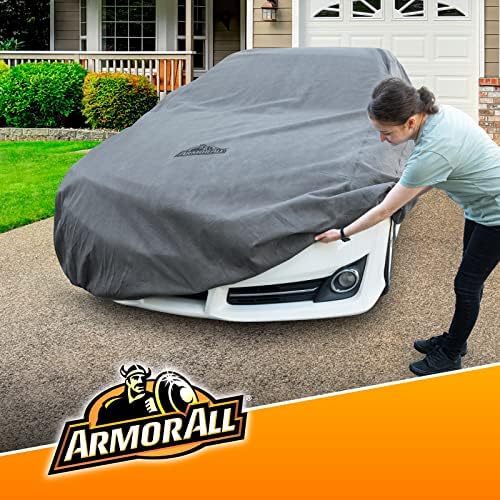 Armor All Car Cover Waterproof All Weather Heavy Duty for Sedan up to 203" by SeasonGuard
