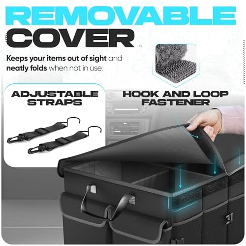 FORTEM Trunk Organizer - Foldable Car Organizer & Storage for SUVs & Trucks - Image 5
