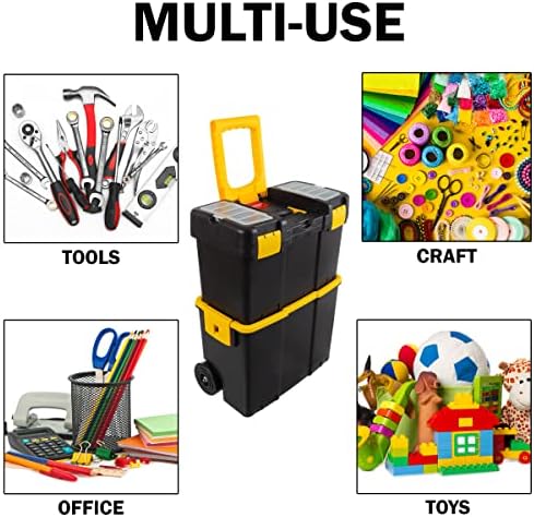 Stalwart Portable Tool Box with Wheels - Image 5