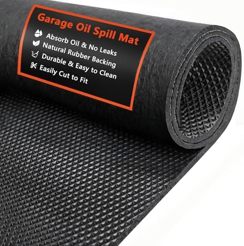AiBOB Oil Spill Mat, 72" x 96" Waterproof Backing/Absorbent Top Garage Mat by AiBOBGoodValueChairmatforFloorProtection
