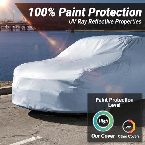 iCarCover Car Cover Waterproof All Weather for 1979-1983 AMC Spirit - Image 3