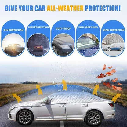 Hail Protector Car Cover Custom Fit for Corvette C5 Outdoor Anti Hail Car Covers Waterproof All Weather with Wind Straps for Snow Rain Dust Protection - Image 2