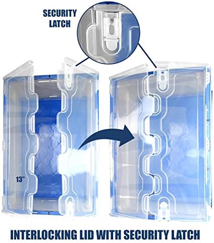 Mount-It! Clear Collapsible Storage Crate 3-Pack, 65L Folding Bins - Image 6