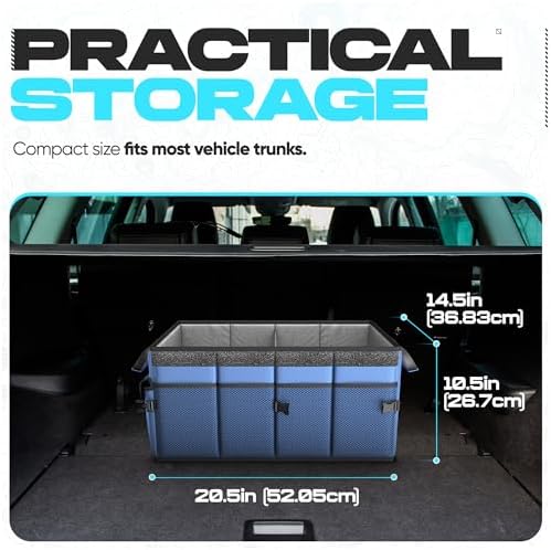 FORTEM Trunk Organizer - Foldable Car Organizer & Storage for SUVs & Trucks - Image 4