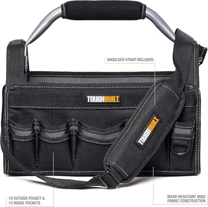 ToughBuilt - 15" Builder Tool Tote, Open-Top Storage, TB-83B-15 - Image 3