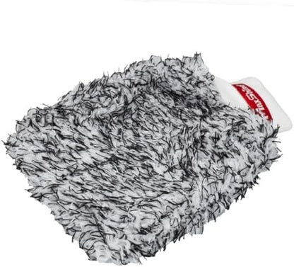 Maxshine Universal Black & White Microfiber Wash Mitt – Premium Scratch-Free, Lint-Free Mitt for Washing Cars, Trucks & Motorcycles – Reusable Auto Detailing Accessory (Pack of 2) - Image 3
