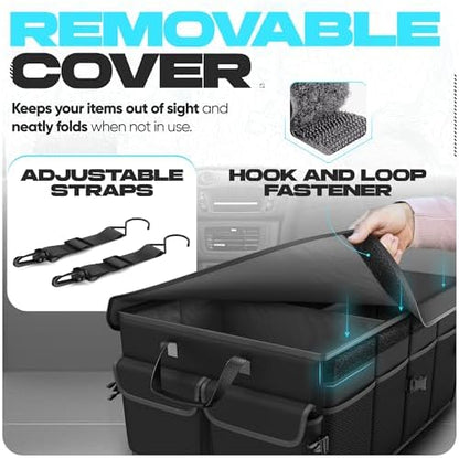 FORTEM Trunk Organizer - Foldable Car Organizer & Storage for SUVs & Trucks - Image 5