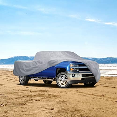 Truck Car Cover For Automobiles - Heavy Duty Waterproof All Weather Multi-Layer Outdoor Indoor Protection UV Sun Rain Snow Dust - Universal Fit For All Trucks Pickup Trucks - 230"(L) x 80"(W) x 60"(H) - Image 3
