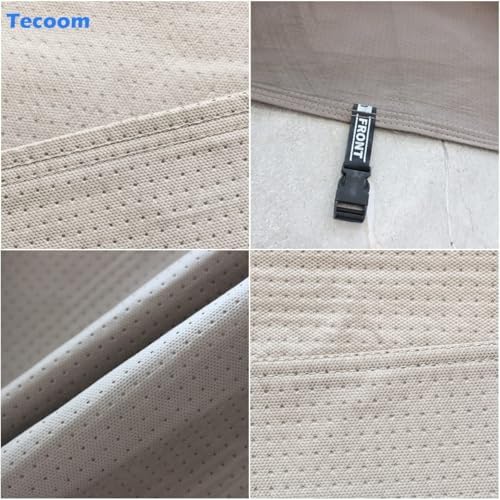 Tecoom Thick Shell Waterproof All Weather SUV Car Cover, Super Breathable Windproof Snow Sun Rain UV Protection, Universal Fit for SUV (206"–215") - Image 4