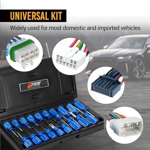 EWK 19-Piece Electrical Terminal Removal Tool Kit, Depinning Tool Set for Automotive Electrical Connectors & Wire Terminals - Image 4