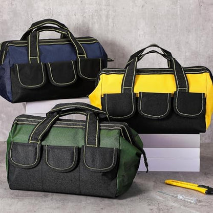 Sanwuta 3 Pack 13 Inch Tool Bags, Classic, Blue, Yellow, Army Green - Image 6