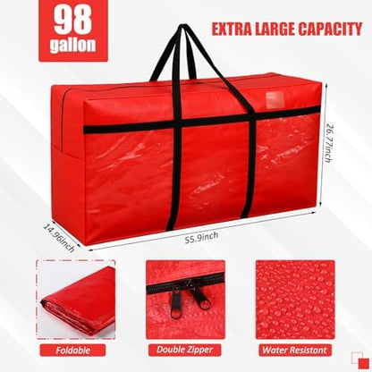 Windyun 4 Pack 98 Gallon Extra Large Moving Bags XXL Heavy Duty Storage Bag - Image 3