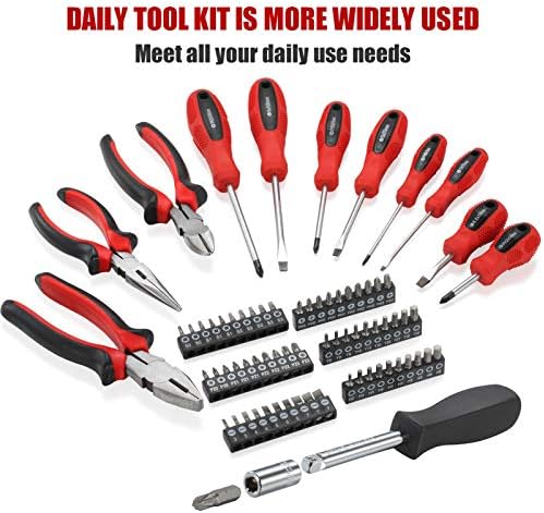ARUCMIN 438-Piece Mechanics Tool Set with 3-Drawer Heavy Duty Metal Box Repair Tool Kit - Image 5