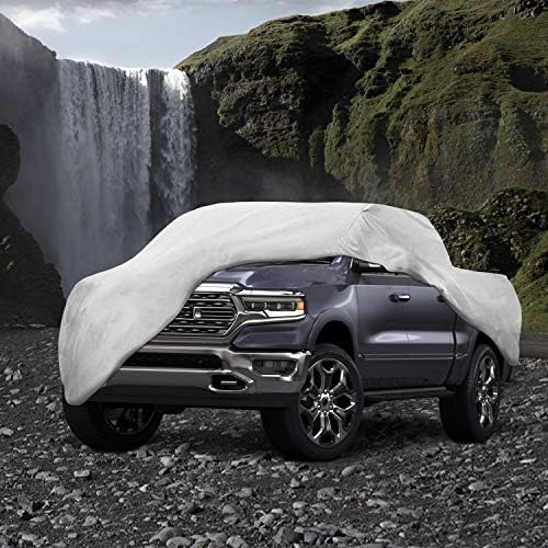 Truck Car Cover For Automobiles - Heavy Duty Waterproof All Weather Multi-Layer Outdoor Indoor Protection UV Sun Rain Snow Dust - Universal Fit For All Trucks Pickup Trucks - 250"(L) x 80"(W) x 69"(H) - Image 3