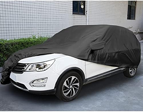 uxcell Waterproof Breathable All-Weather Car Cover for Hatchback Coupe - Image 2