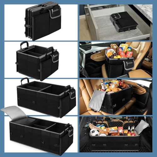 Trunk Organizer and Storage with Built-In Insulated Leak Proof Cooler Bag - Image 6