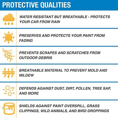 EmpireCovers Titan 3-Layer Truck Cover, Fits Trucks up to 237" L, Gray - Image 3