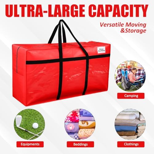 Windyun 4 Pack 57 Gallon Extra Large Moving Bags XXL Heavy Duty Storage Bag - Image 4