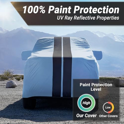 iCarCover Premium All Weather Waterproof Automobile Car Cover Protection - Image 6