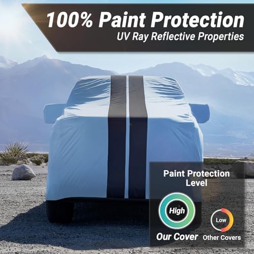 iCarCover Car Cover All Weather for 2020-2026 Gladiator Crew Cab, 5.5 ft - Image 3