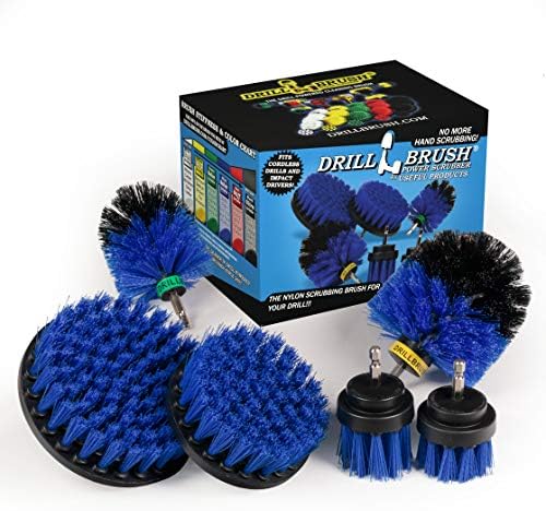 5 Piece Spin Brush Pool Cleaning Kit - Pool Accessories - Cleaning Supplies by Drillbrush