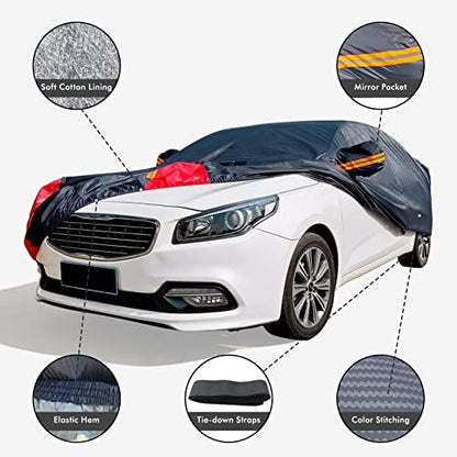 Car Cover Waterproof All Weather for Sedan (190-195 inch) - Image 3