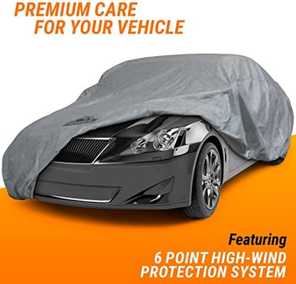 Armor All Car Cover Waterproof All Weather Heavy Duty for Sedan up to 203" - Image 2