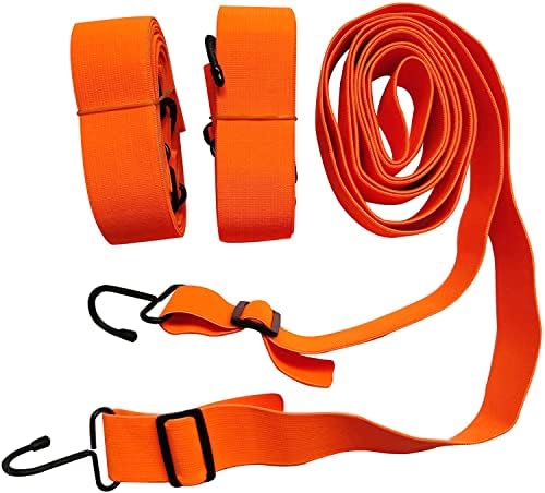 SEAZEN Car Cover Straps Wind Protector, 3 Pcs Elastic Adjustable Rope Protect Your Car Cover from Blowing Off in High Winds, Universal Fit by SEAZEN