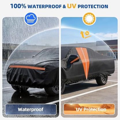 Heavy Duty Truck Cover Waterproof All Weather w Soft Cotton Lining - Image 2