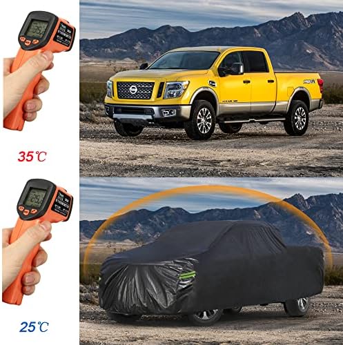 KouKou Waterproof Pickup Truck Cover All Weather, Fits 243-250 inch - Image 5