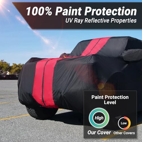 iCarCover SUV Car Cover Waterproof for 1929-31 Model A Woody Station Wagon - Image 3