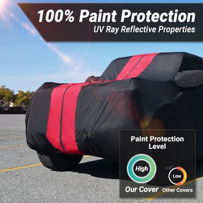 iCarCover SUV Car Cover Waterproof for 1929-31 Model A Woody Station Wagon - Image 3