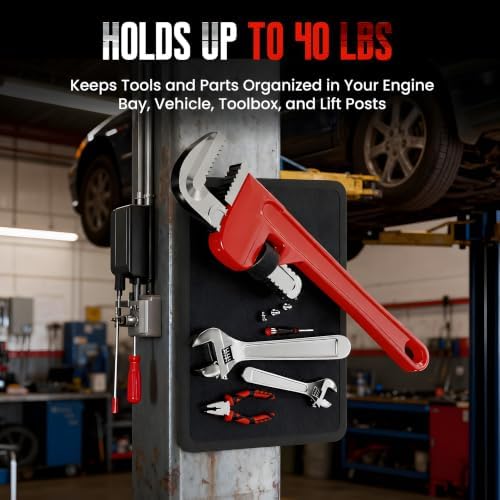 2 Pack Magnetic Tool Mat, 40 lbs Magnetic Tool Holder - Image 3