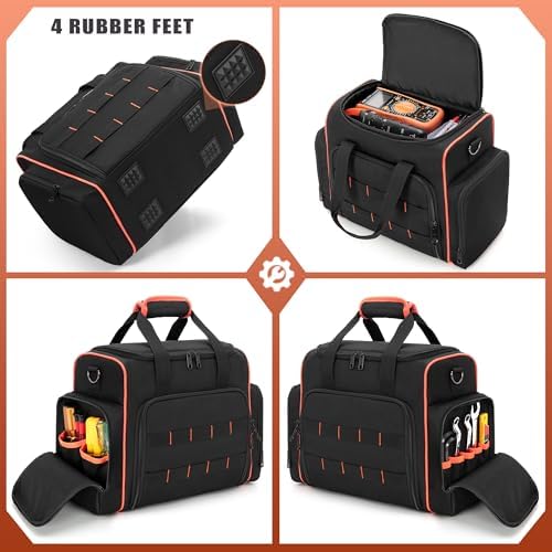 Marscamd Tool Bag with 3 Removable Cases, 2 Layers Tool Tote for Hand Tools - Image 4