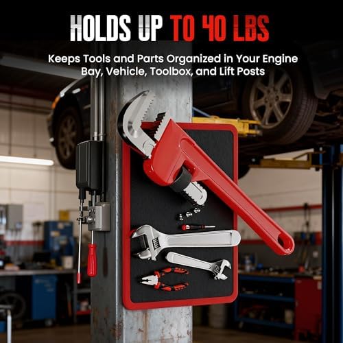 2 Pack Magnetic Tool Mat, 40 lbs Magnetic Tool Holder - Image 3