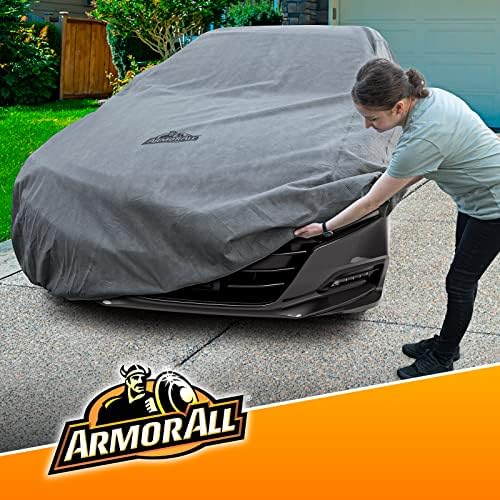 Armor All Car Cover Waterproof All Weather Heavy Duty for Sedan 158"-175" by SeasonGuard